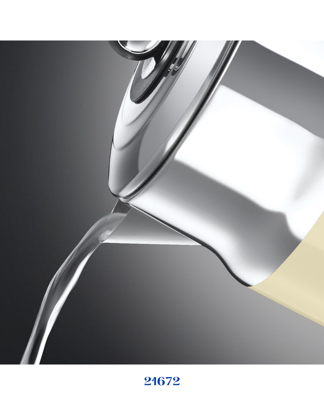 Russell Hobbs Retro Vintage Cream Kettle 2400W 1.7L