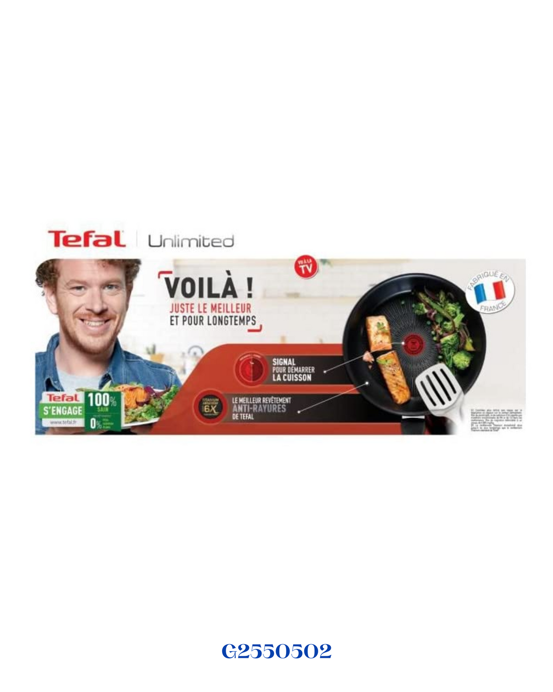 TEFAL UNLIMITED TITANIUM FRYPAN 26 CM