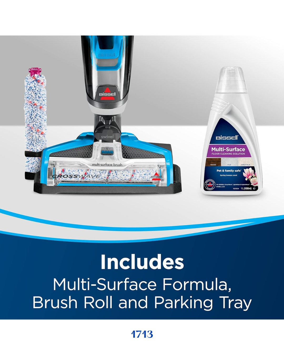 BISSELL CROSSWAVE 3-IN-1 MULTI-SURFACE CLEANER 560W