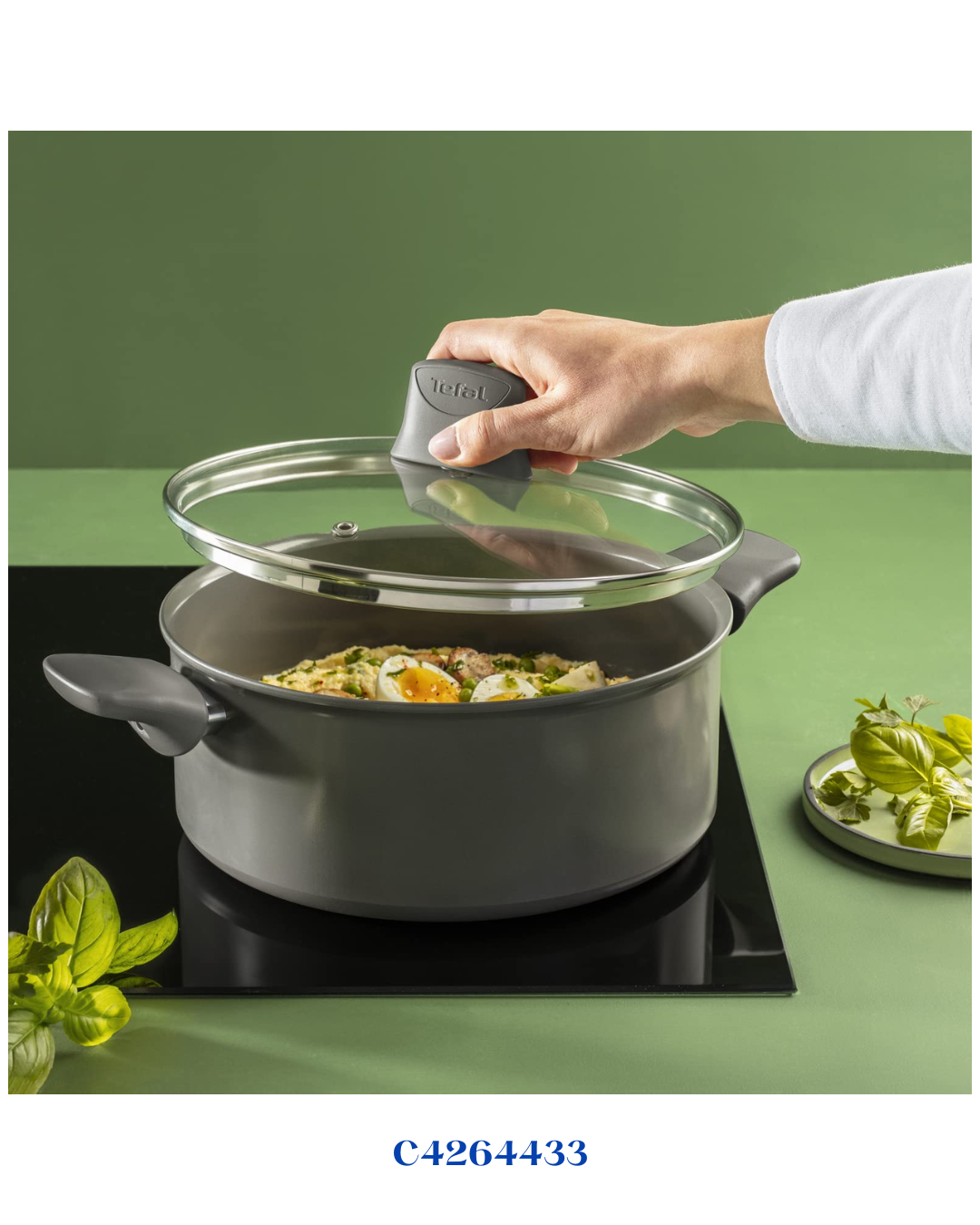 TEFAL RENEWAL NON -STICK CERAMIC STEWPOT 20CM