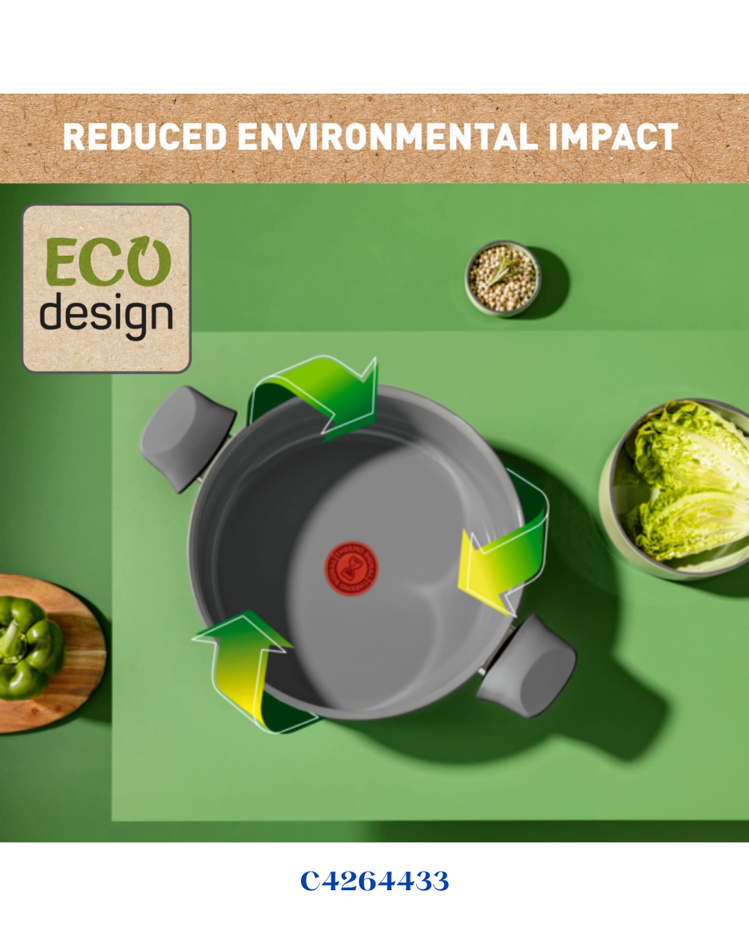 TEFAL RENEWAL NON -STICK CERAMIC STEWPOT 20CM