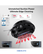 ROBOROCK SAROS Z70 ROBOT VACUUM AND MOP-BLACK