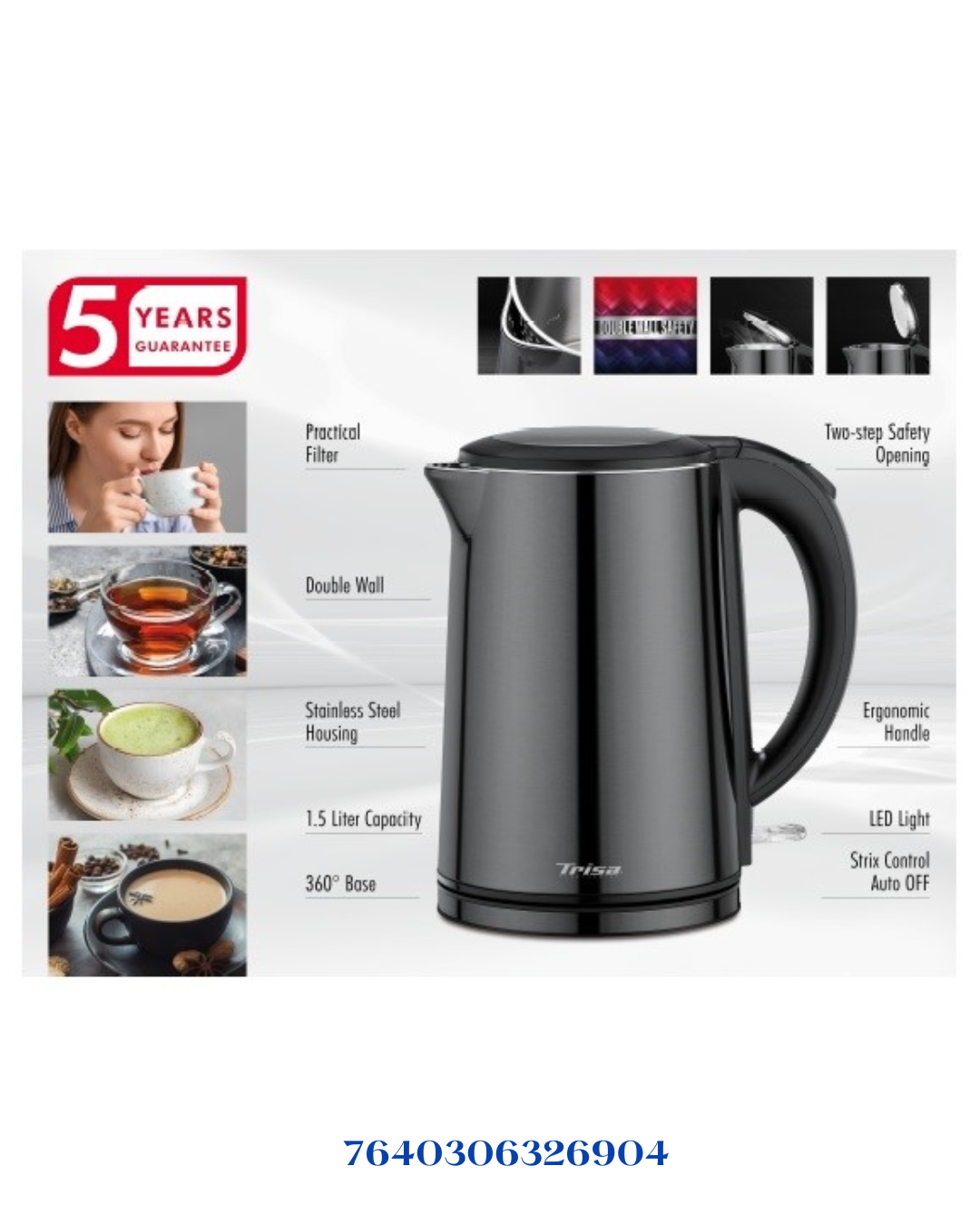 TRISA RETRO LINE SNACK MAKER 700W