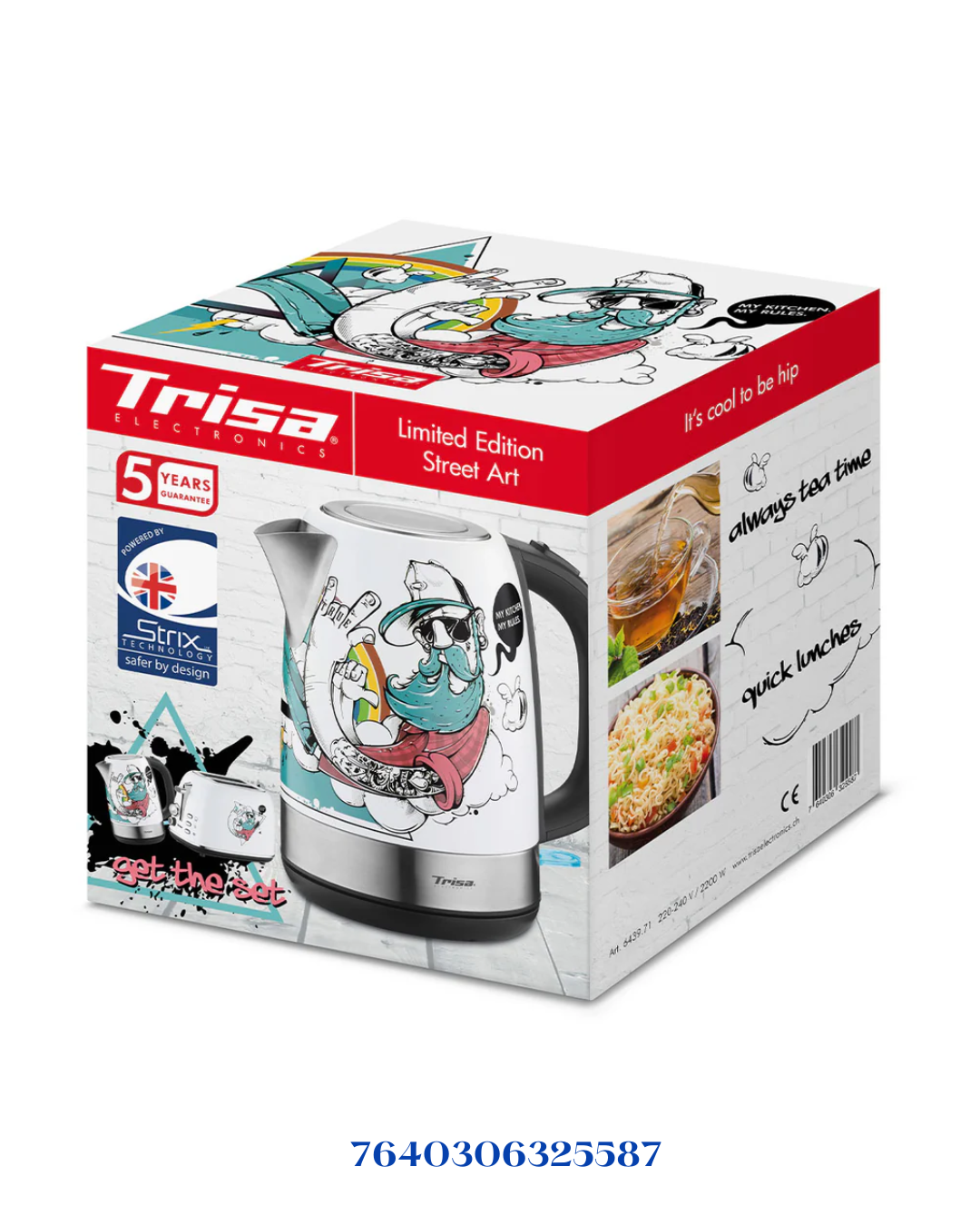 TRISA STREET ART KETTLE 2200W 1.7L