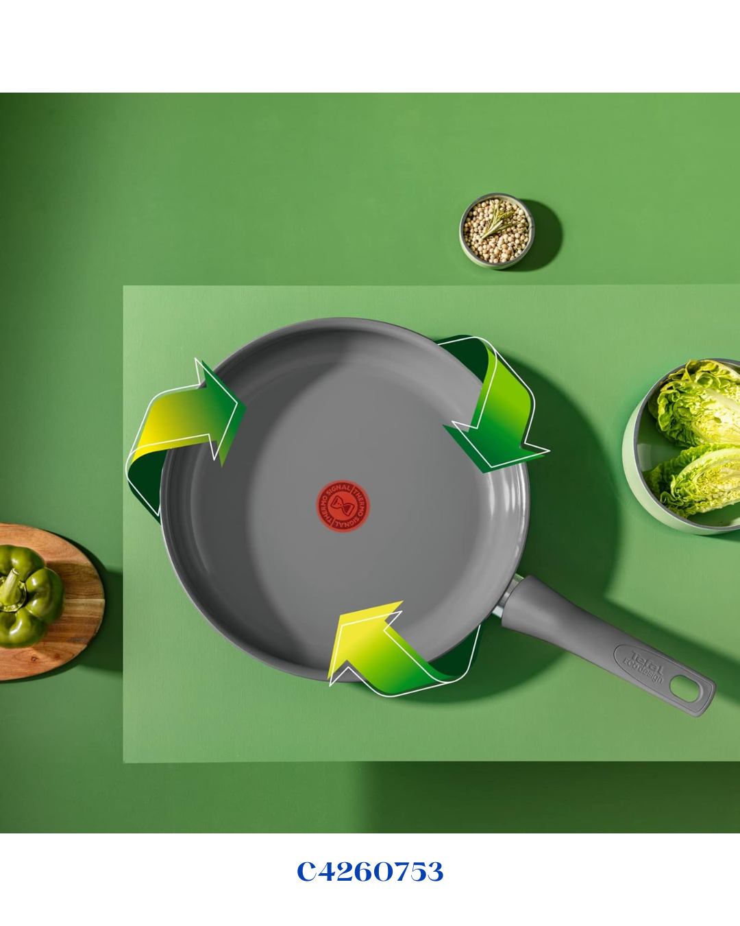 TEFAL RENEWAL NON-STICK CERAMIC FRY PAN 30CM