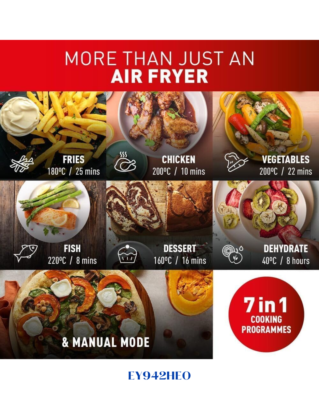 TEFAL AIR FRYER DIGITAL OIL LESSDUAL ESSENTIAL XXL 2700W