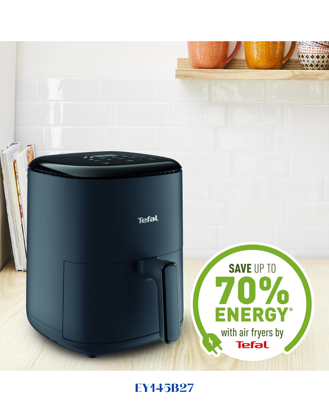 TEFAL AIR FRYER DIGITALOIL LESS EASY GREY 3L