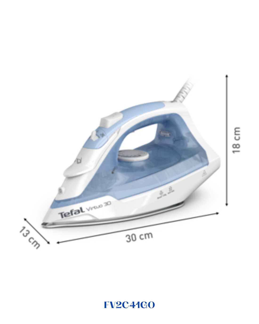 TEFAL VIRTUO 30 STEAM IRON 2000W