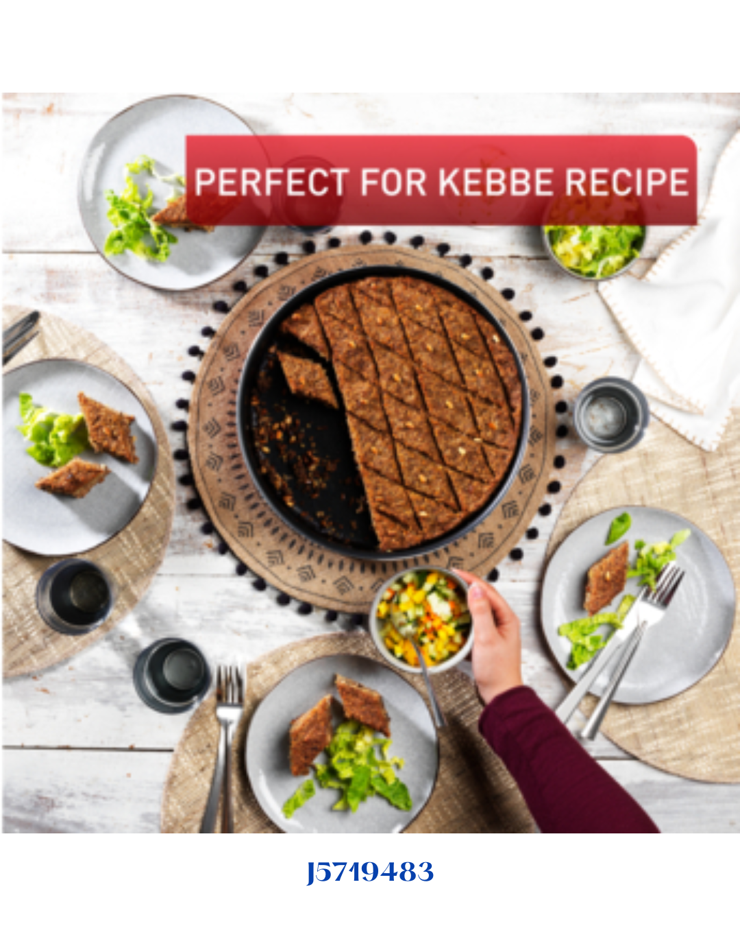 TEFAL TEMPO FLAME KEBBE 34CM-صينية فرن دائرية تيفال