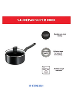 TEFAL SUPER COOK SAUCEPAN WITH LID, 18CM