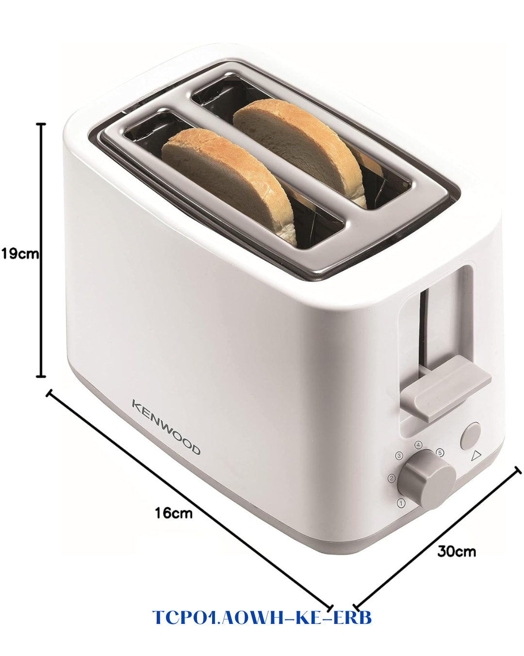 KENWOOD ESSENTIALS COLLECTION TOASTER 640-760W