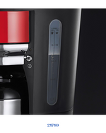 RUSSELL HOBBS RETRO RIBBON RED COFFEE MAKER 1000W 1L