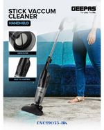 GEEPAS STICK AND HANDHELD VACUUM CLEANER 600W