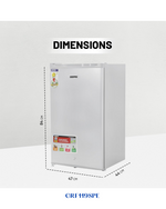 GEEPAS SINGLE DOOR REFRIGERATOR 110L