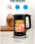 GEEPAS ELECTRIC KETTLE 1800W 1.7L