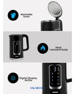 GEEPAS ELECTRIC KETTLE 1800W 1.7L