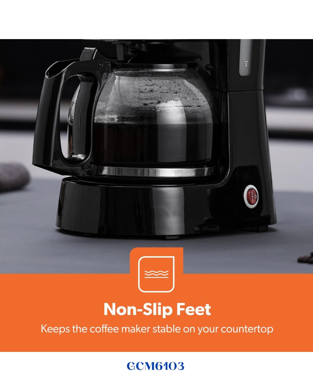 GEEPAS COFFEE MAKER 850–1000 W 1.5L