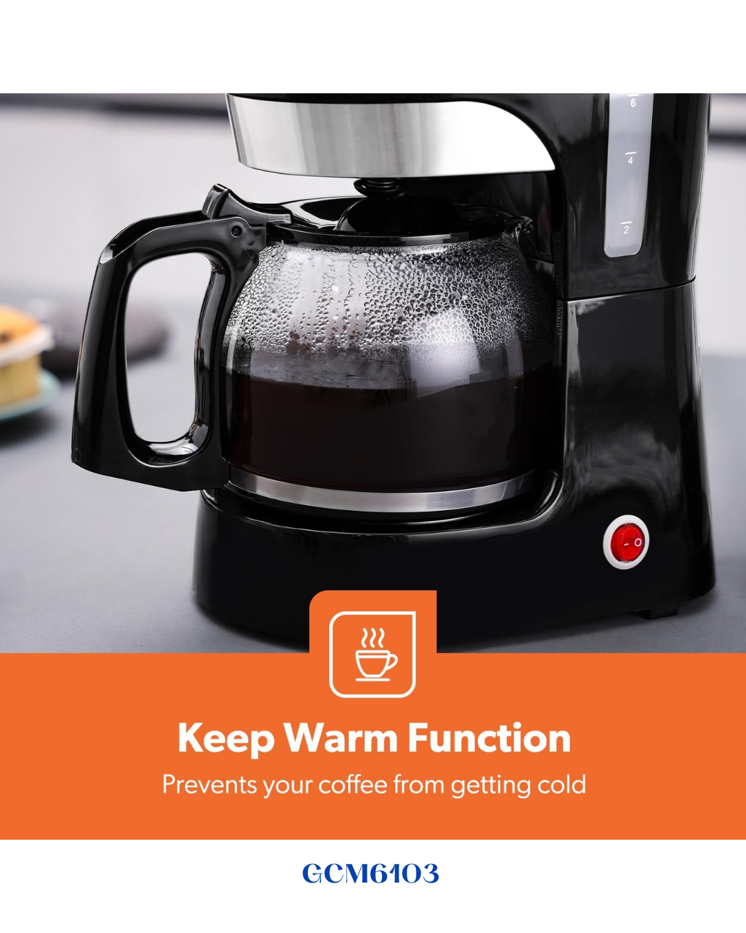 GEEPAS COFFEE MAKER 850–1000 W 1.5L