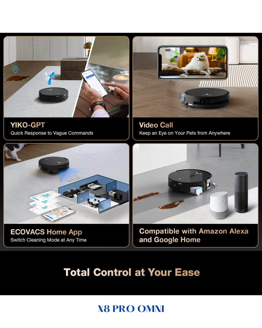 ECOVACS FREE HAND X8 PRO OMNI  18000PA