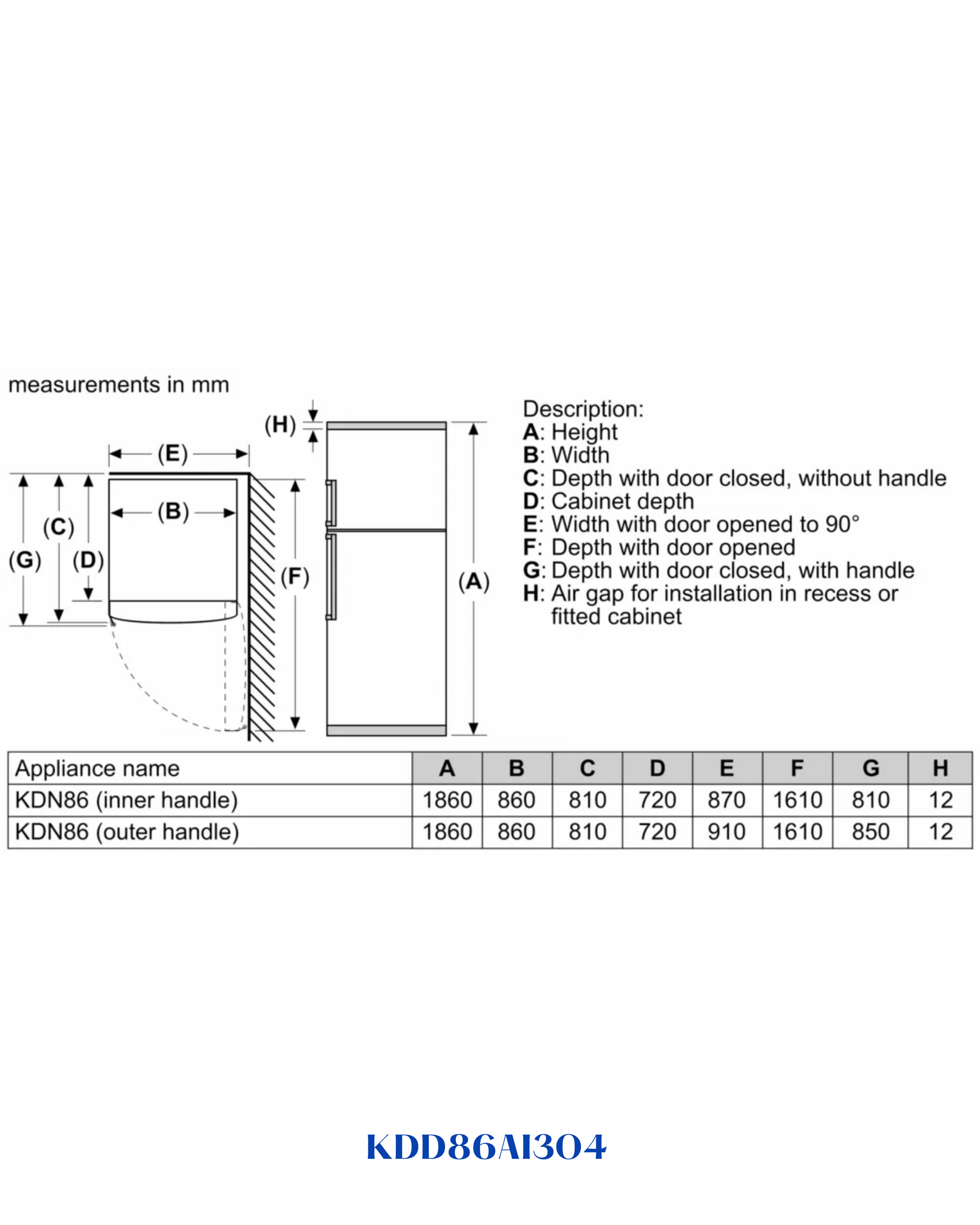 BOSCH SERIES 6 FRIDGE-FREEZER