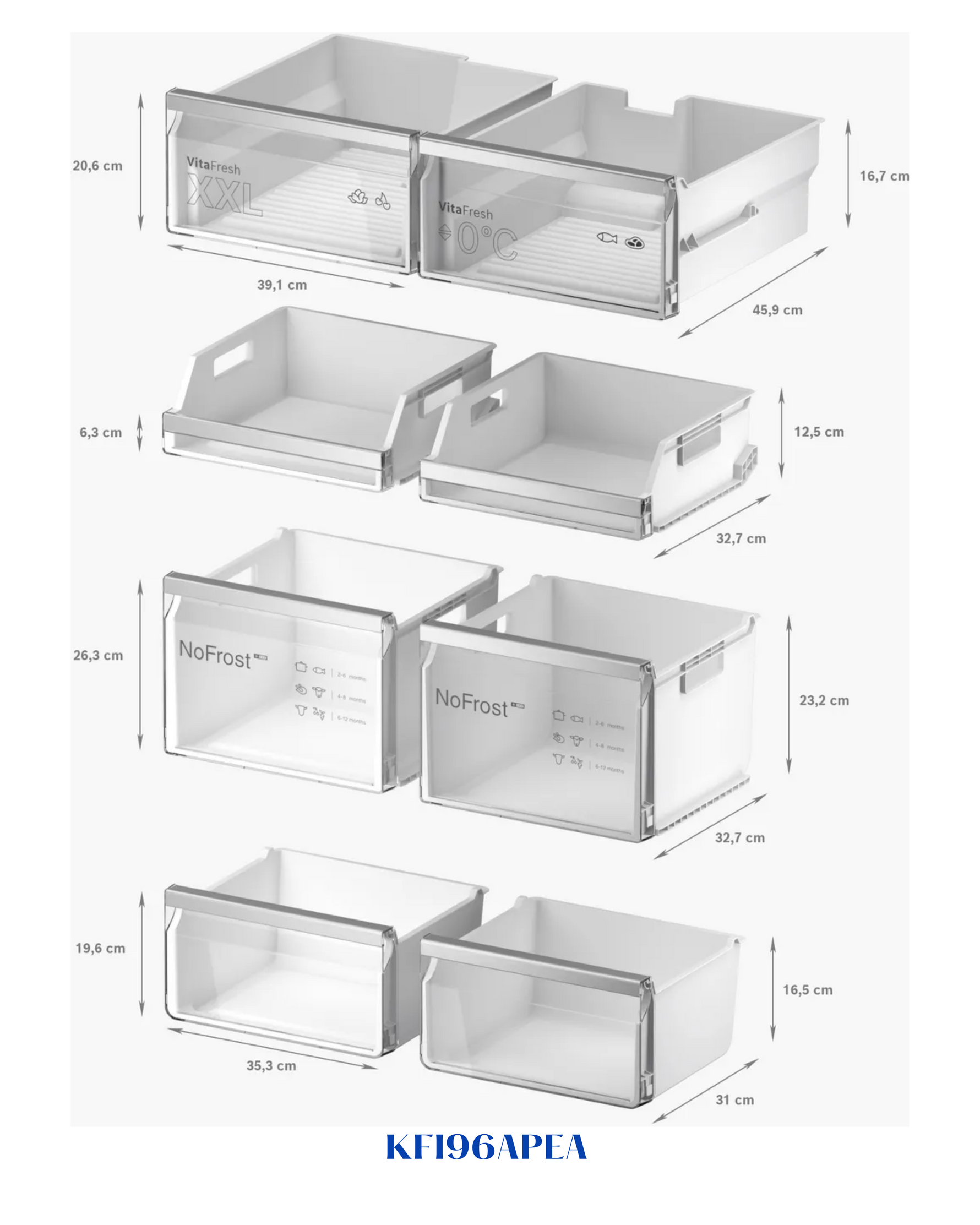 BOSCH FRENCH DOOR BOTTOM FREEZER, MULTI DOOR 574L