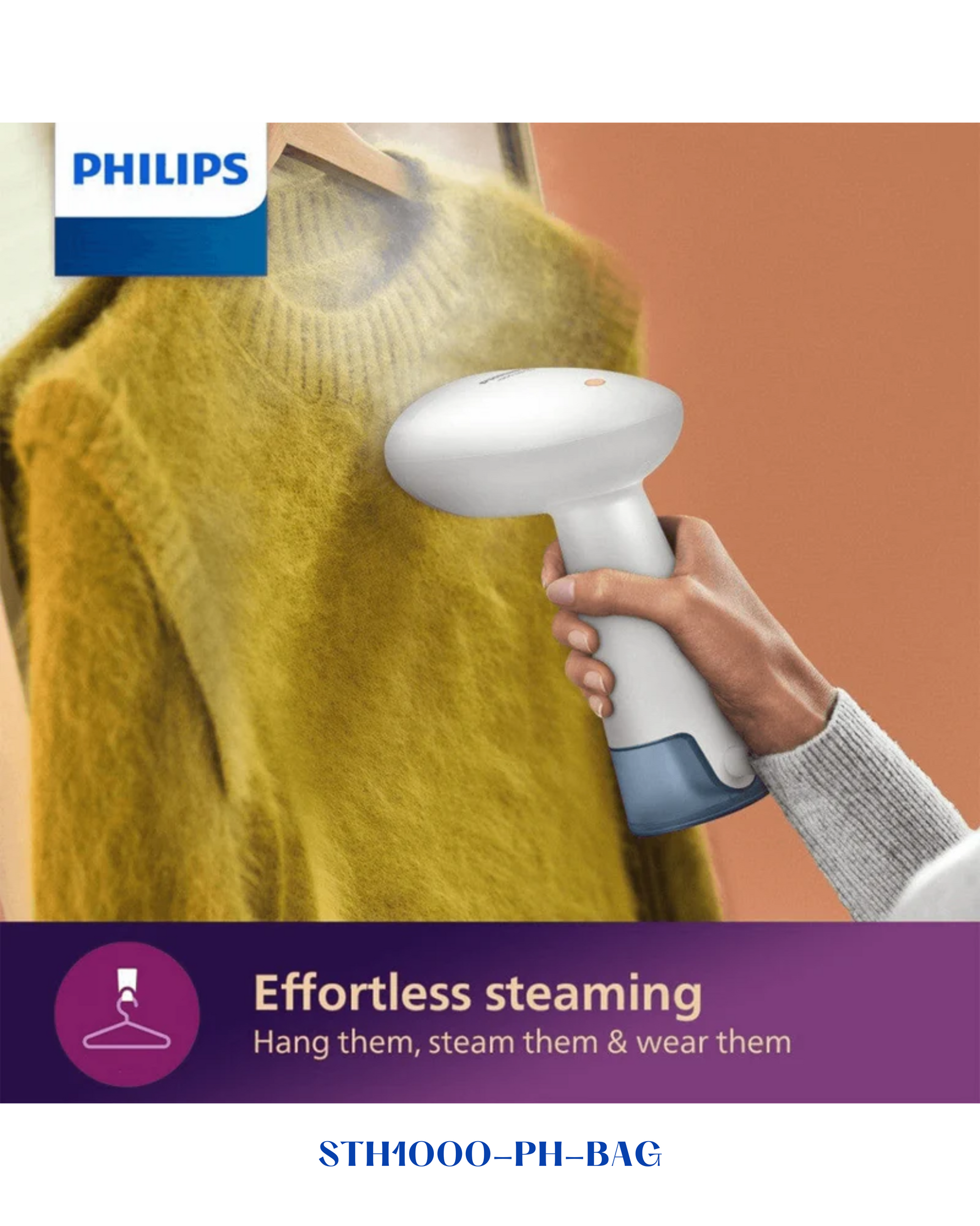 PHILIPS HANDHELD STEAMER 1000 SERIES