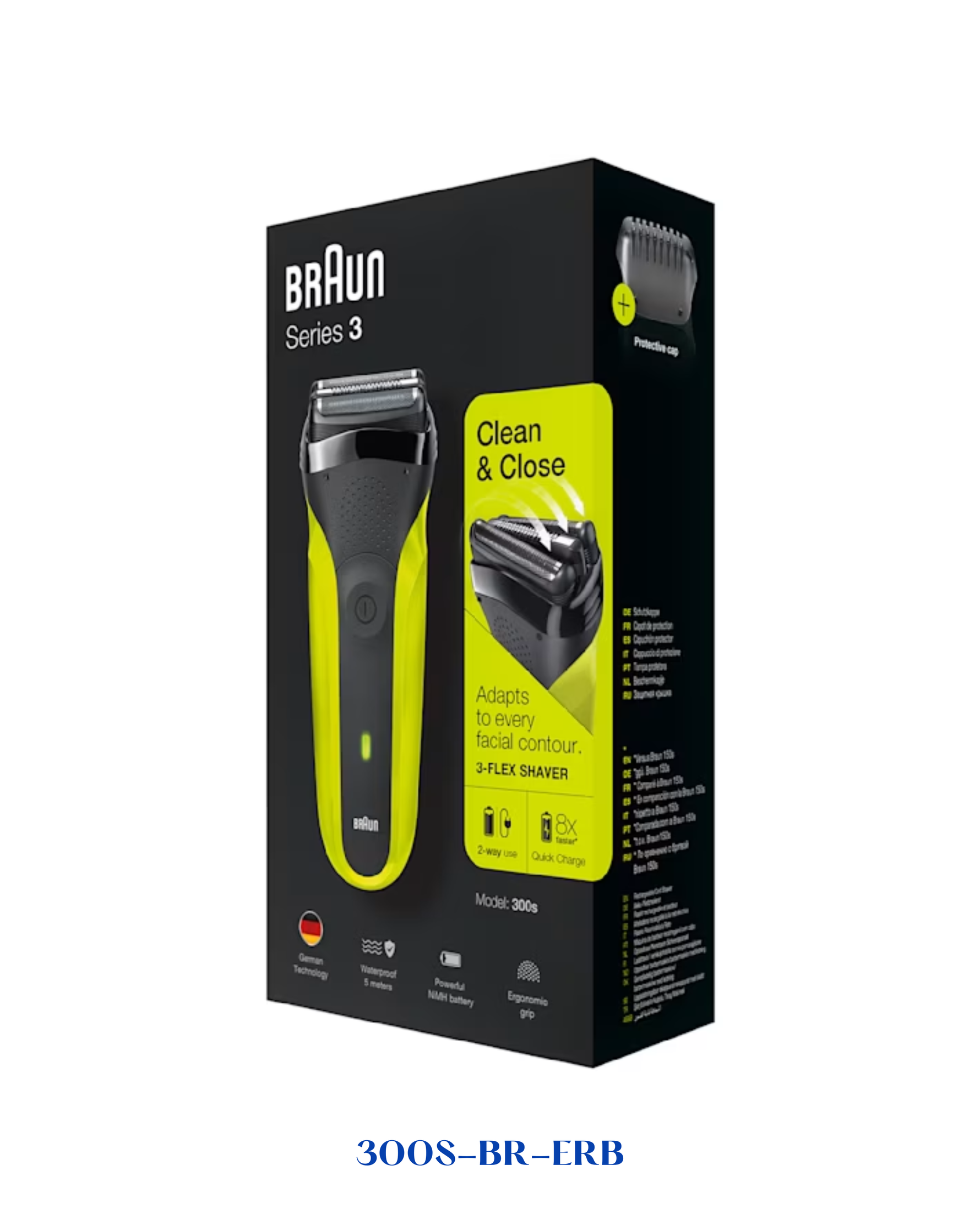 BRAUN SERIES 3 RECHARGEABLE ELECTRIC SHAVE  5.4W