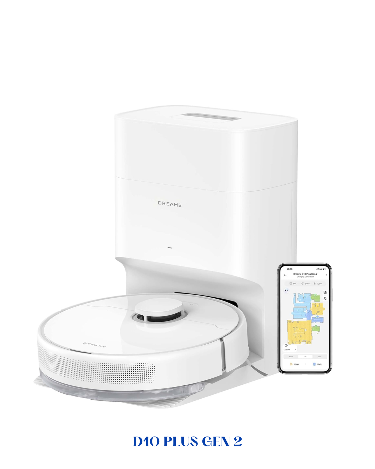 DREAME D10 PLUS GEN 2 ROBOT VACUUM & MOP 6000PA