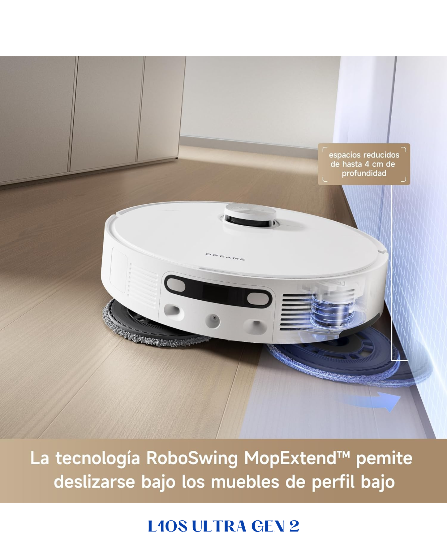 DREAME L10S ULTRA GEN 2 ROBOT VACUUM & MOP 1000PA