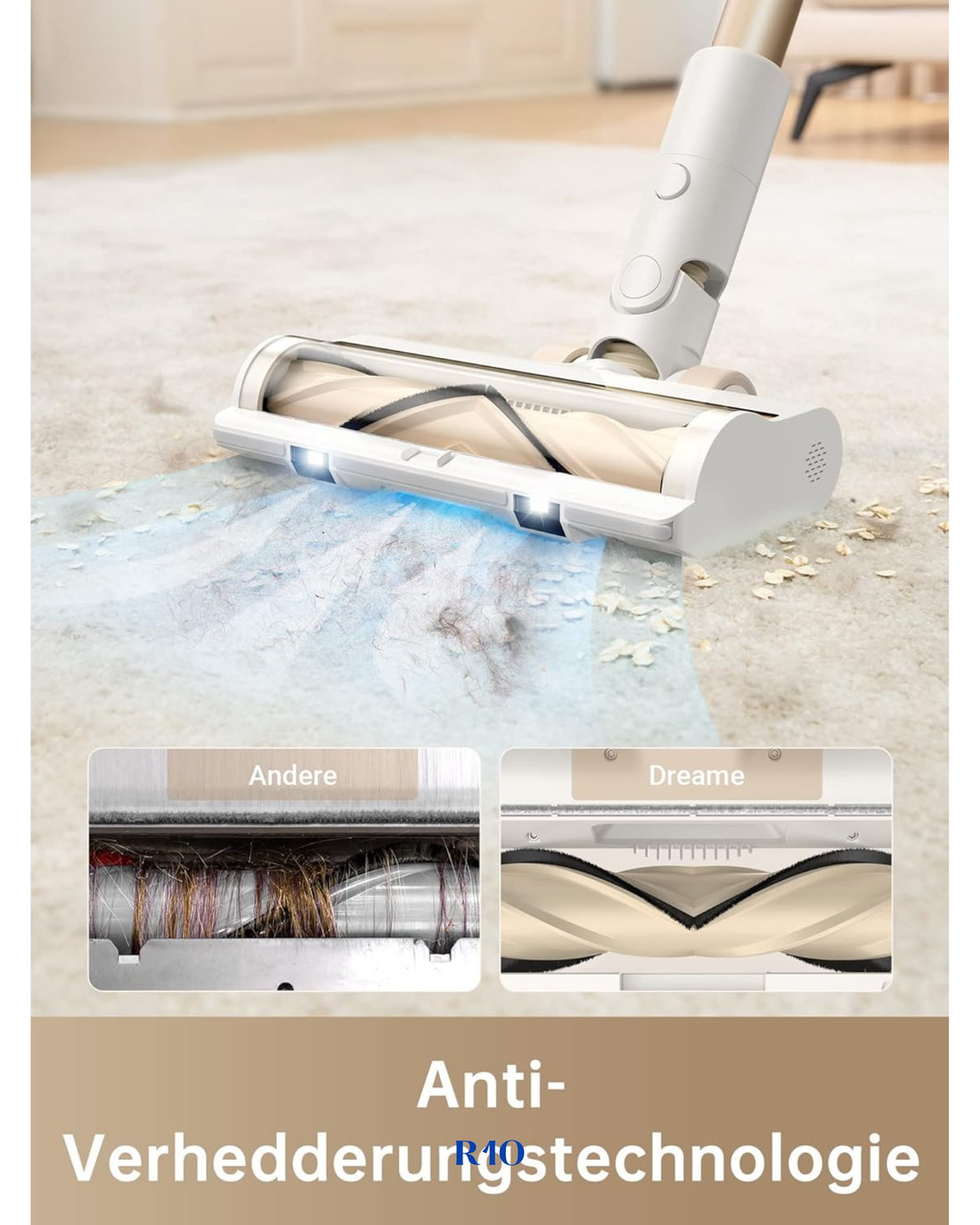 DREAME R10 CORDLESS VACUUM CLEANER 120AW-20000PA
