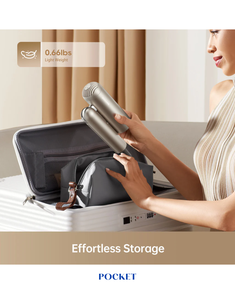 DREAME POCKET TITANIUM BRUSHLESS HAIR DRYER 110,000 RPM