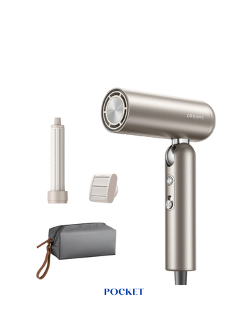 DREAME POCKET TITANIUM BRUSHLESS HAIR DRYER 110,000 RPM