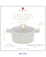BERLINGER HAUS CASSEROLE WITH LID 28CM