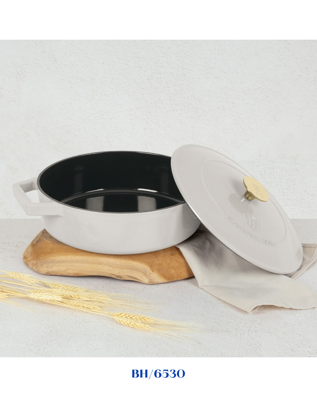 BERLINGER HAUS SHALLOW POT CAST IRON 26CM
