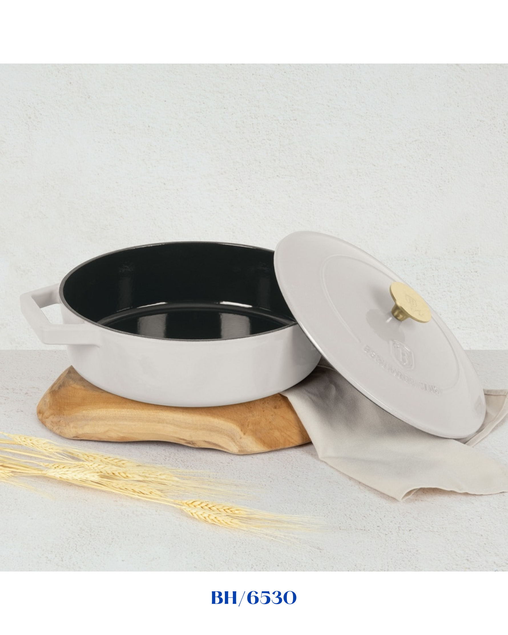 BERLINGER HAUS SHALLOW POT CAST IRON 26CM