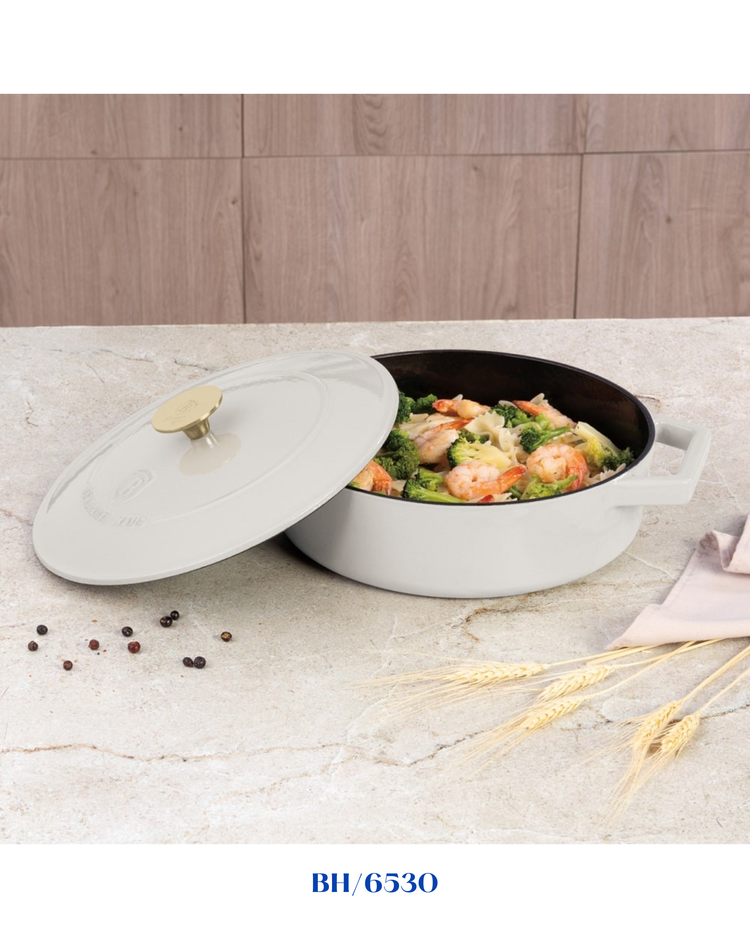 BERLINGER HAUS SHALLOW POT CAST IRON 26CM