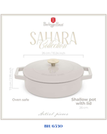 BERLINGER HAUS SHALLOW POT CAST IRON 26CM