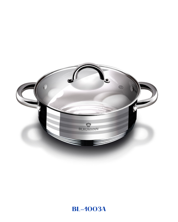 BERLINGER HAUS SHALLOW POT WITH LID 24CM