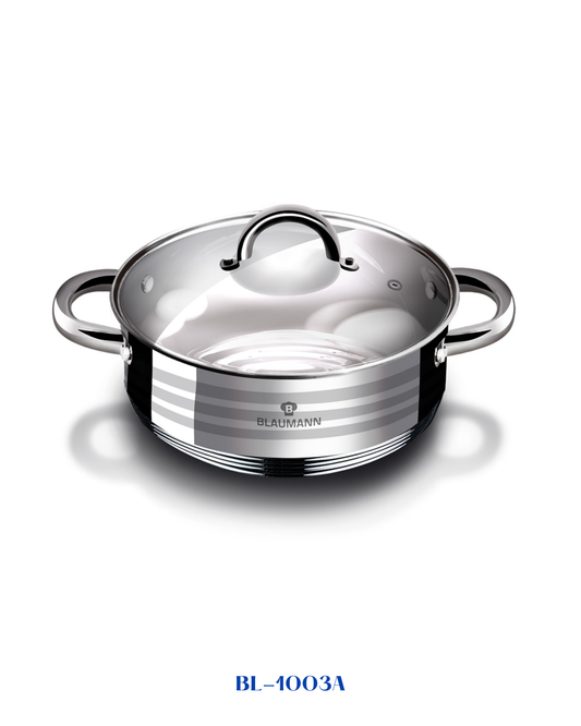 BERLINGER HAUS SHALLOW POT WITH LID 24CM