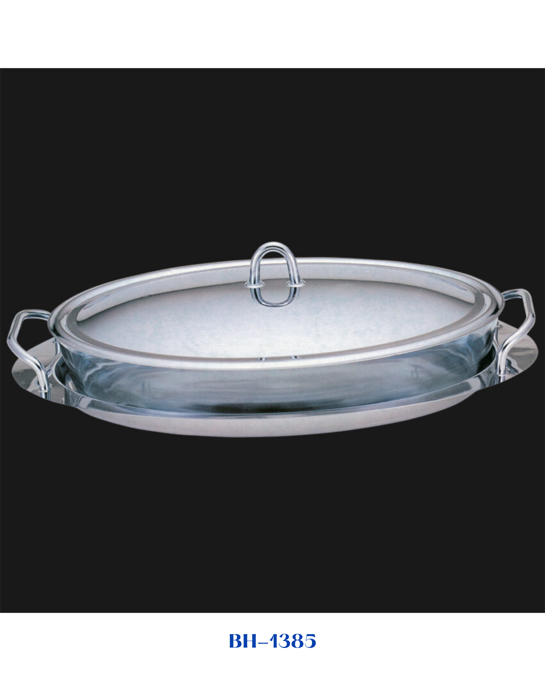 BERLINGER HAUS 2 IN 1 FOOD CONTAINER AND SERVING TRAY OVAL 3L