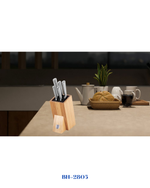 BERLINGER HAUS 6 PCS KNIFE SET WITH BAMBOO STAND