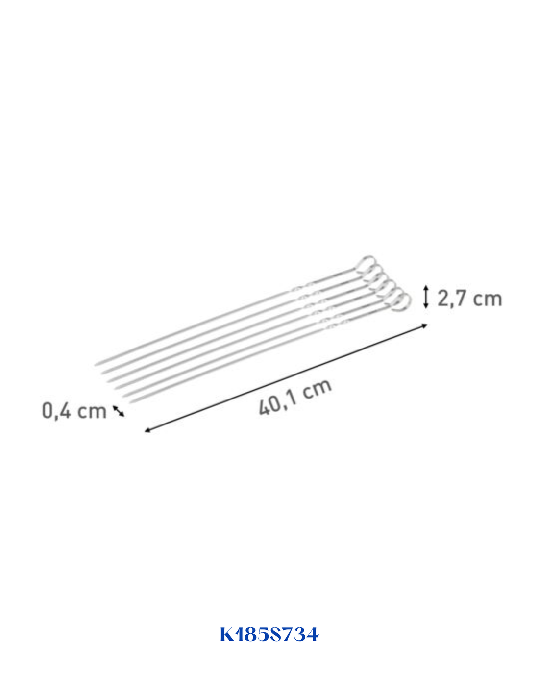 TEFAL SET OF 6 XL SKEWERS