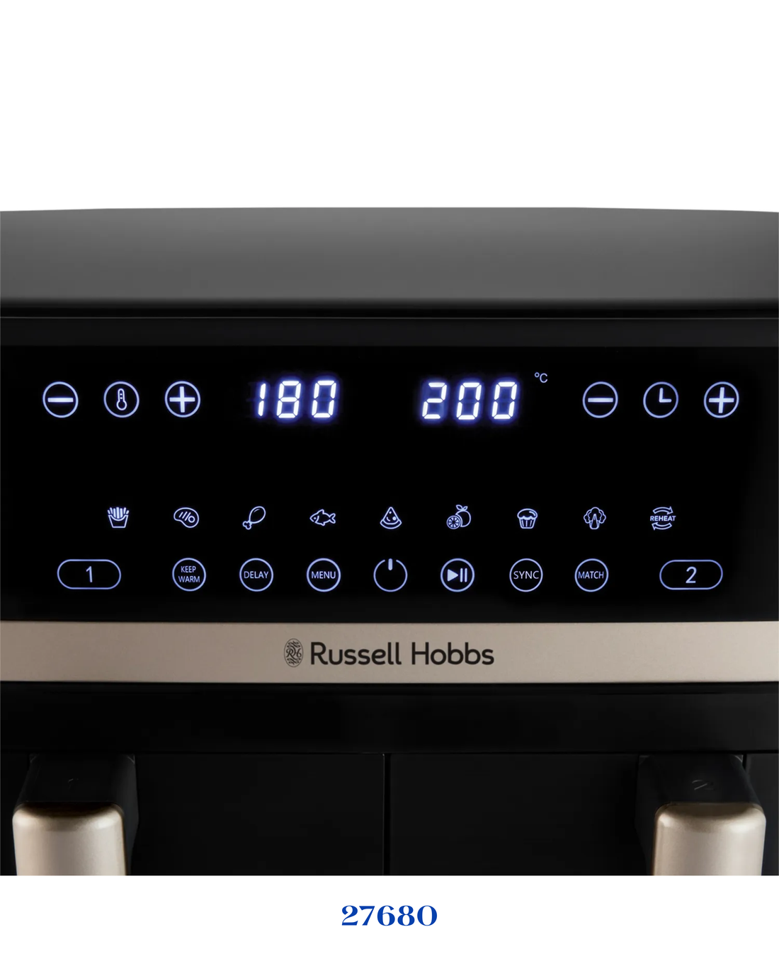 RUSSELL HOBBS SATISFRY DUAL BASKET AIR FRYER
