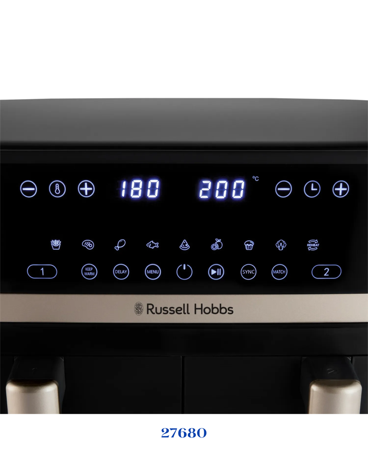 RUSSELL HOBBS SATISFRY DUAL BASKET AIR FRYER