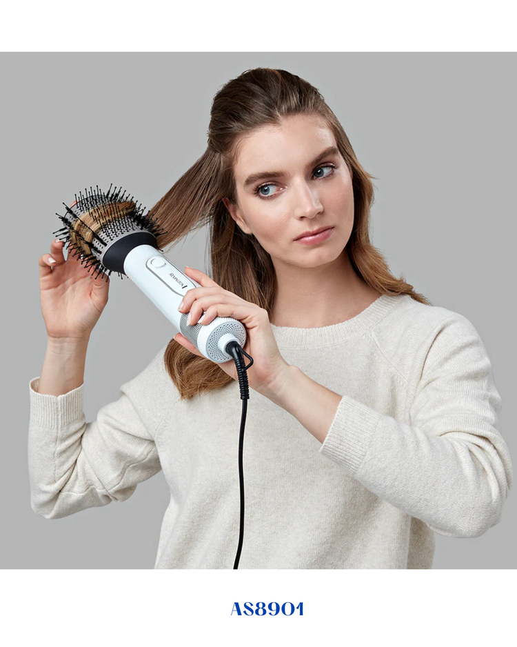 REMINGTON HYDRA LUXE HOT AIR HAIR BRUSH 1200W