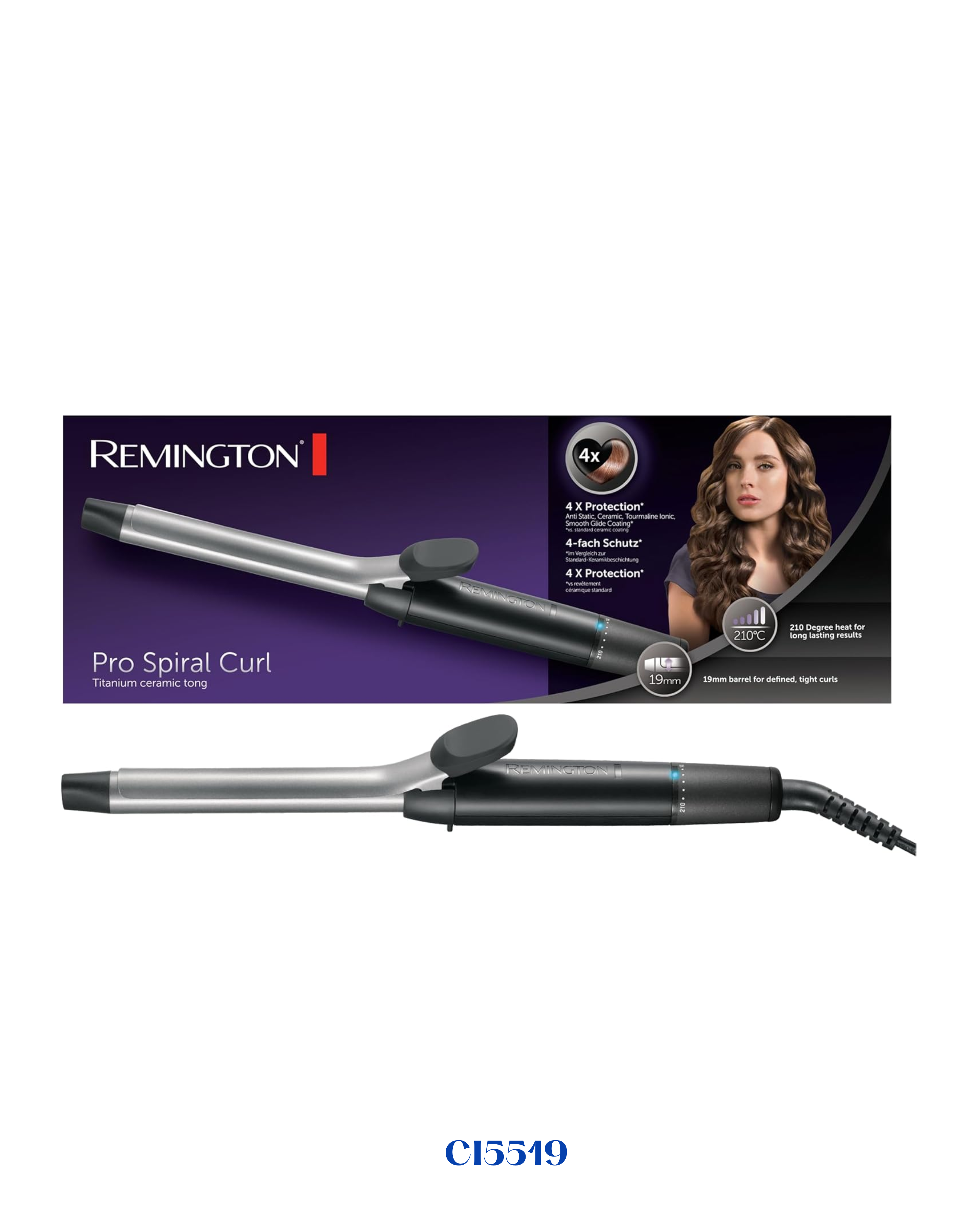 REMINGTON PRO SPIRAL CURL 19MM