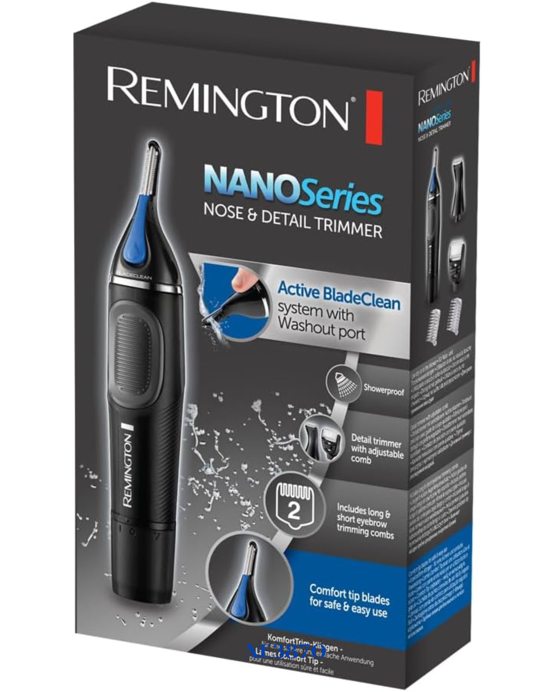 REMINGTON NANO SERIES LITHIUM NOSE AND EAR TRIMMER