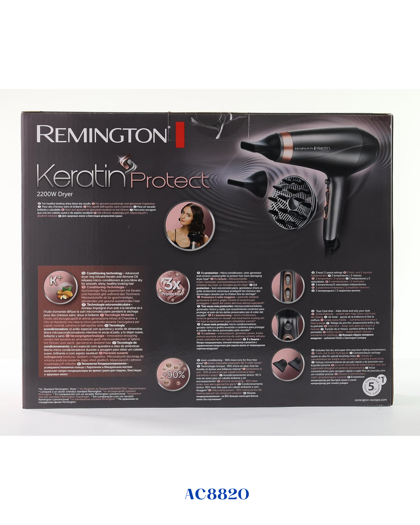 REMINGTON Keratin Protect Hair Dryer