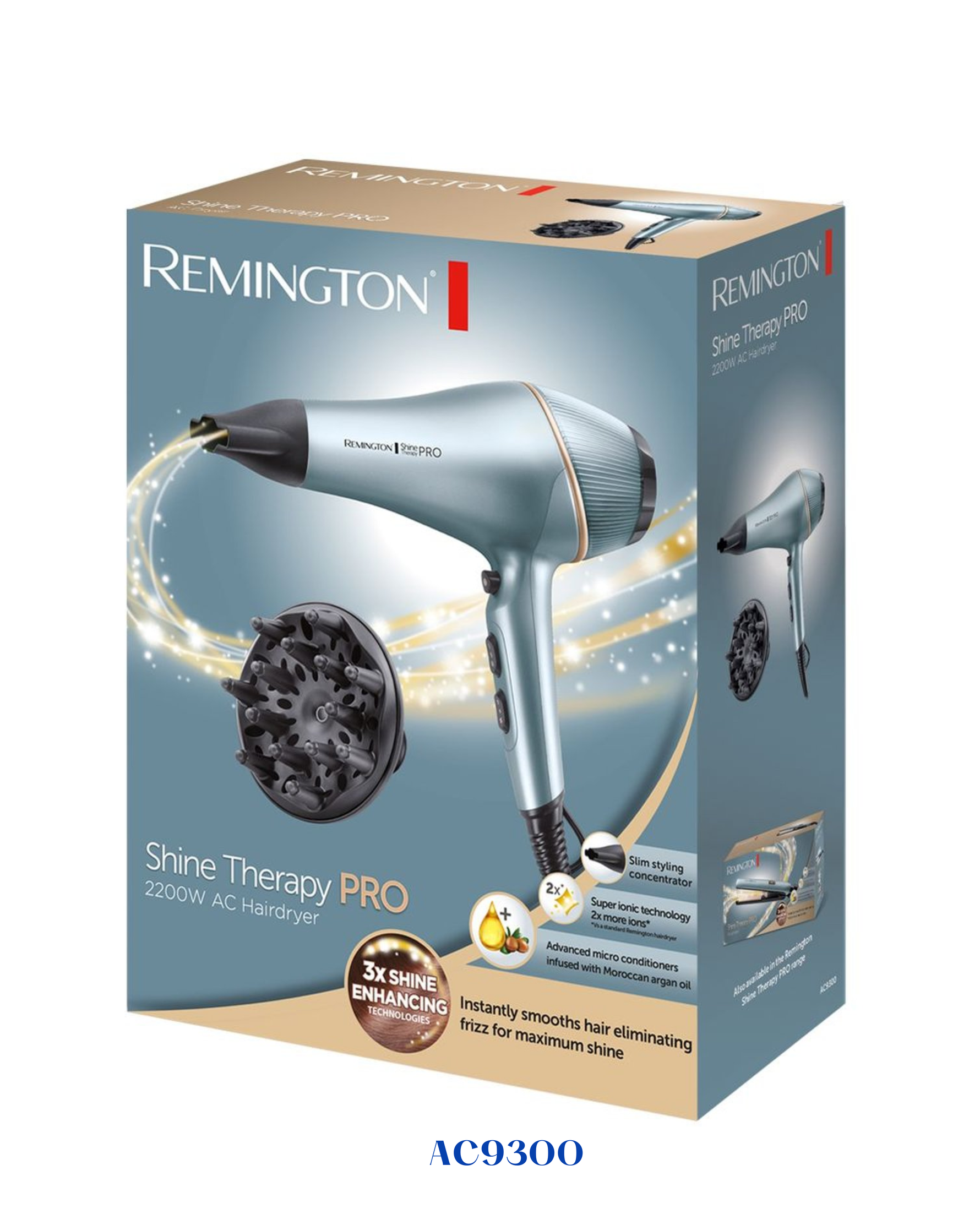 REMINGTON SHINE THERAPY PRO AC HAIR DRYER 2200W