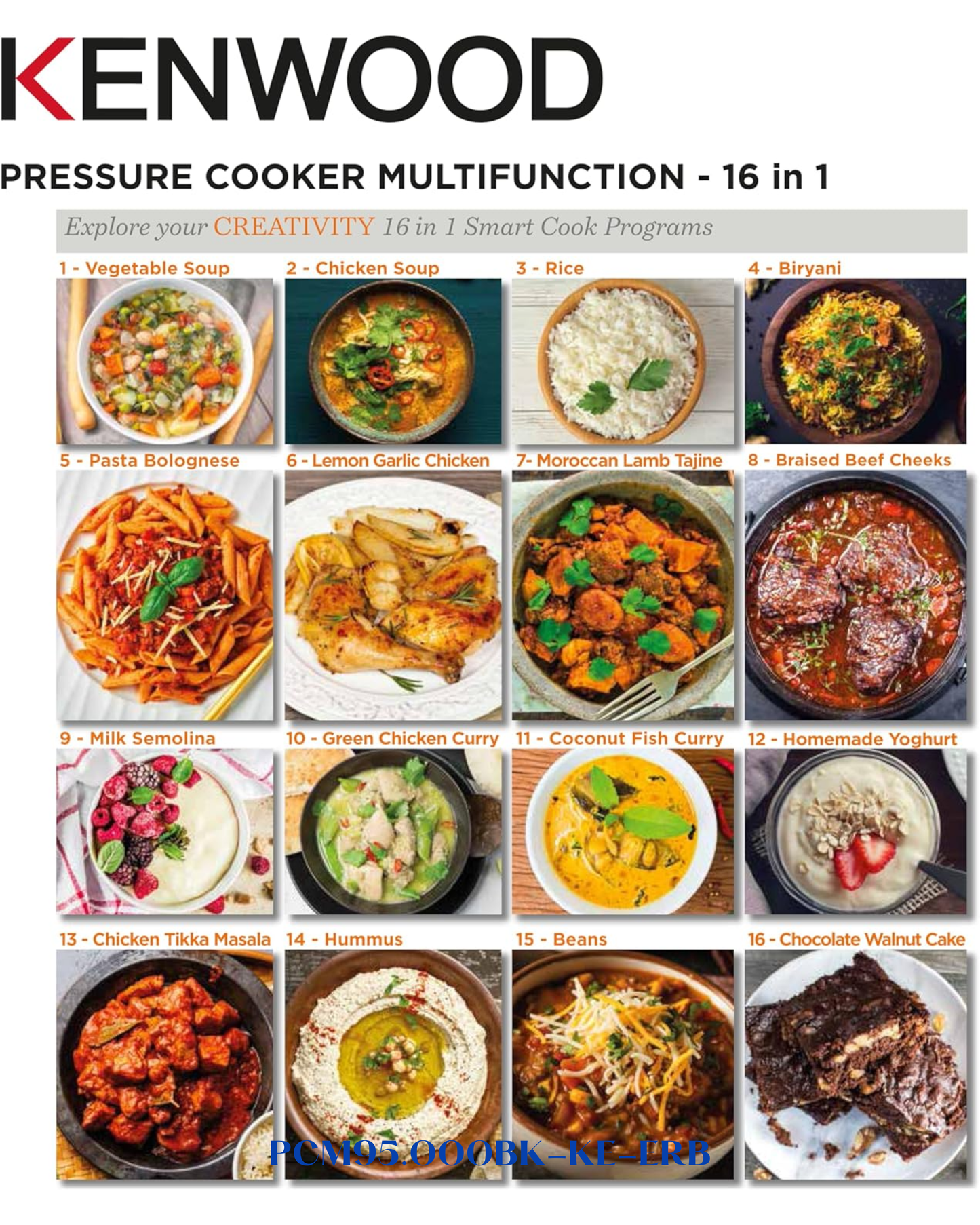 KENWOOD MULTI COOKER 1350W 8L​